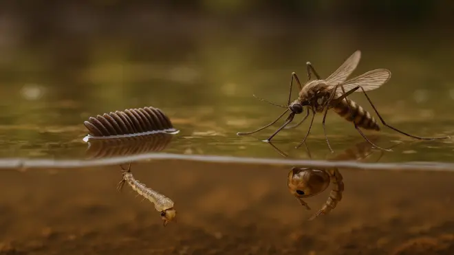 cycle de vie du moustique